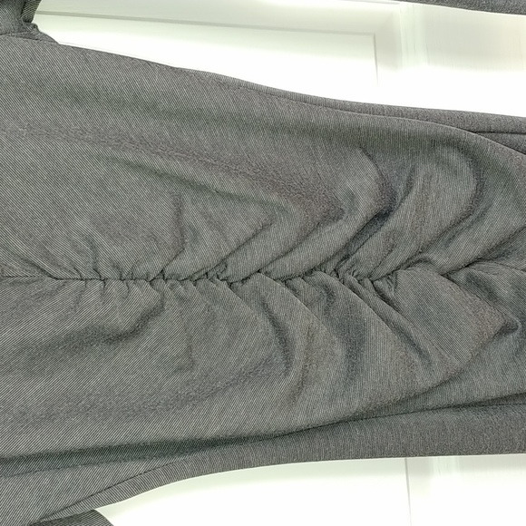 Rouched body con long sleeve mini dress. NWT - Picture 10 of 14